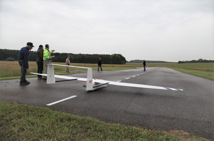 Drone : prototype en instance de décollage (crédit Martin Lefebvre)